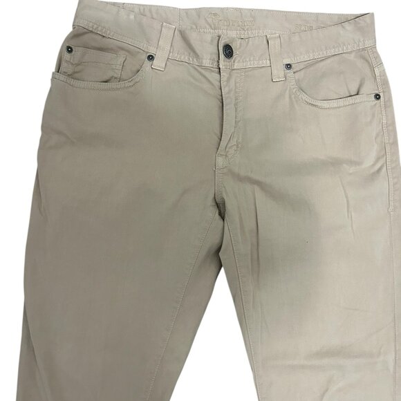 Fidelity Khaki Pants Men's 38x36 Slim Jim Straight Leg Stretch Chino USA - Picture 4 of 9